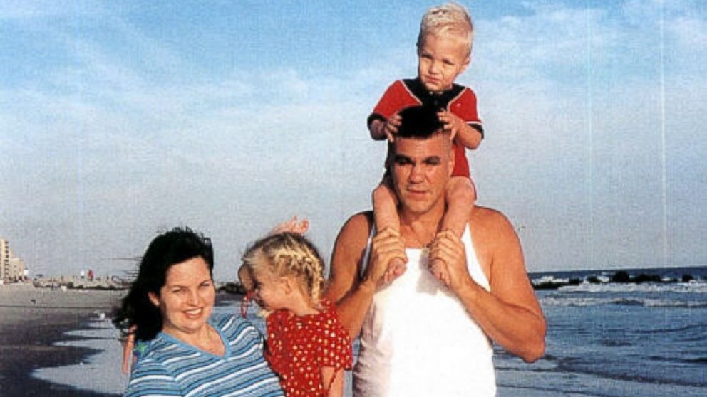 PHOTO: Katrina and Kenny Marino photographed on Sept. 8, 2001 with their children, Kristin, then 3, and Tyler, then 1, in Long Beach, New York. Kenny was a firefighter for New York City Fire Department's Rescue 1.