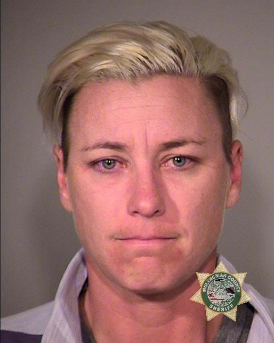 PHOTO: Mary Abigail "Abby" Wambach is pictured in this booking photo provided by Multnomah County Sheriff's Office on April 3, 2016.