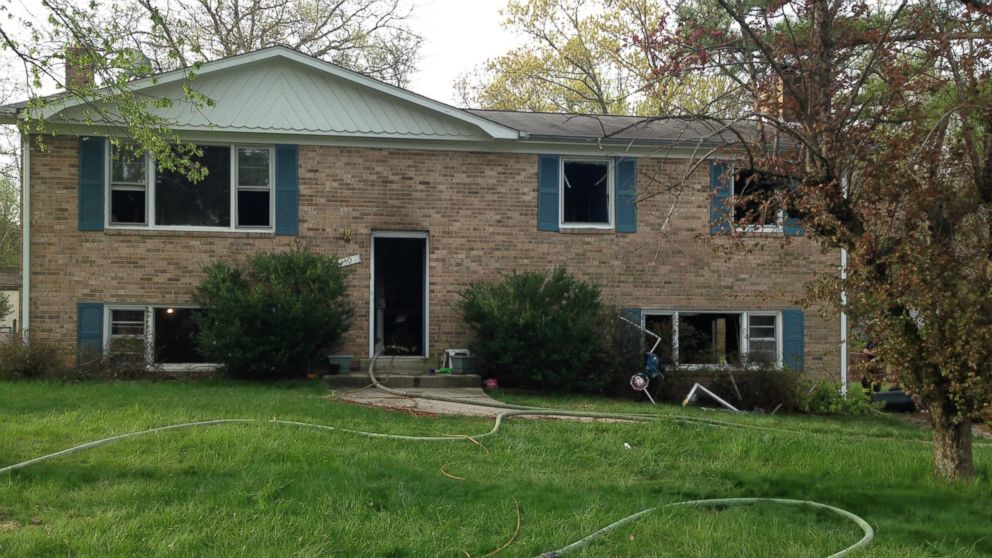 Two children were rescued from a house fire that broke out in a home in Clinton, Md., early Sunday, April 19, 2015.