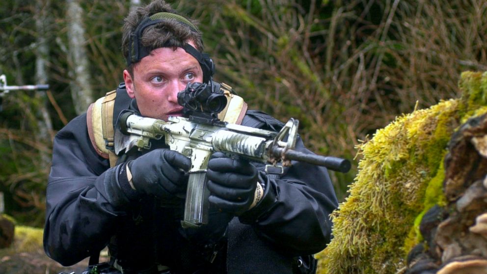 SEAL Team 5 member, Matt Bissonnette is seen in this undated photo from the US Navy.
