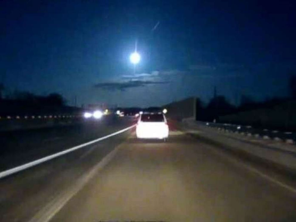 PHOTO: A Michigan motorist shares dashcam footage of what appears to be a meteor flashing across the sky.