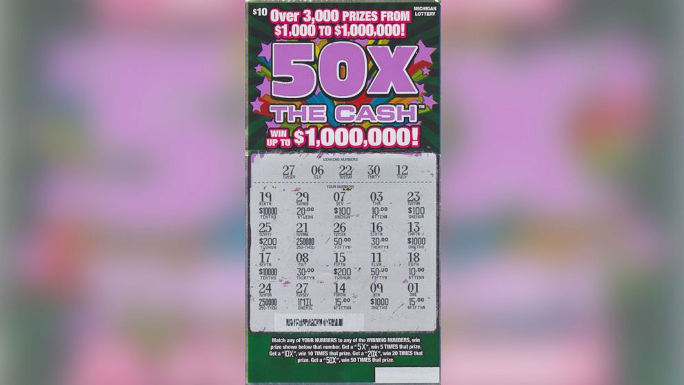 A Michigan man has won $1 million in the lottery.