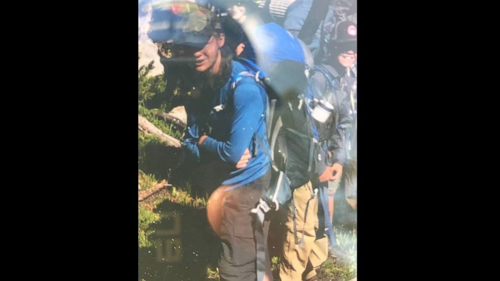 PHOTO: Garrett Hunter of Draper, Utah, was hiking in a mountain area near Pinedale, Wyoming, on Saturday when he somehow got separated from his Boy Scout group.