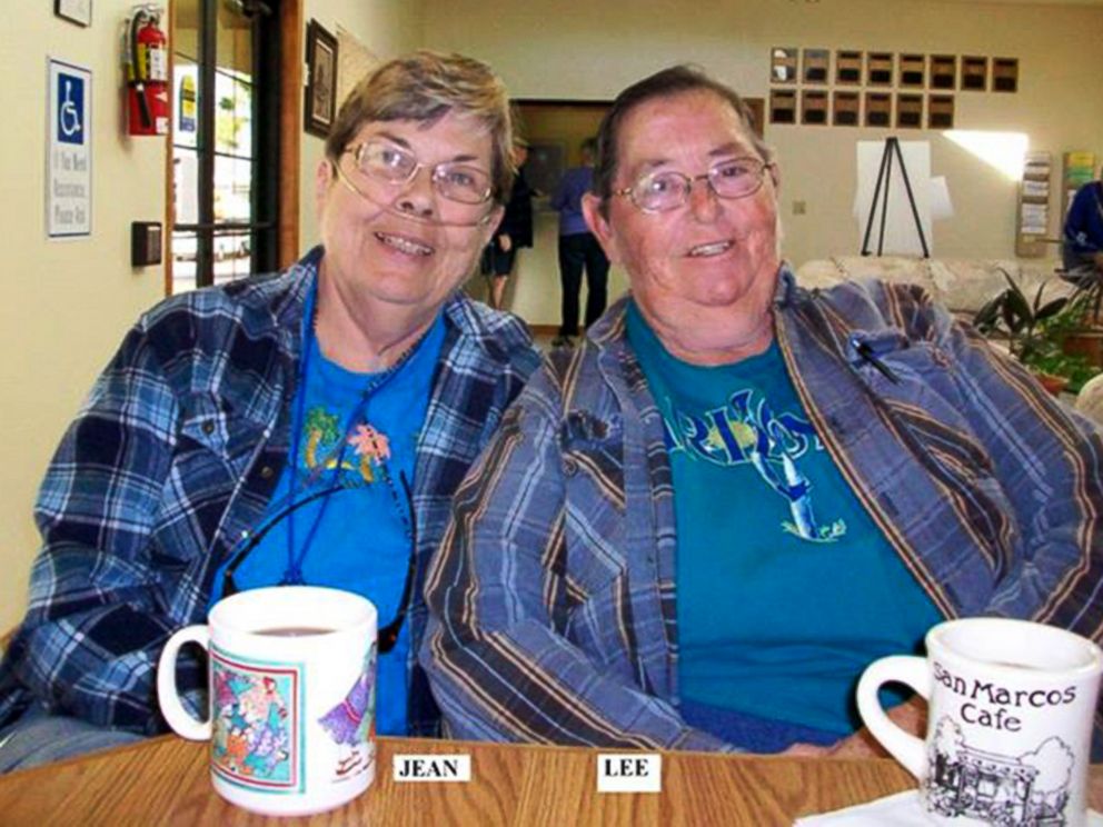 PHOTO: One of the final photos taken of Jean Mixner, left, and wife Madelynn Taylor.