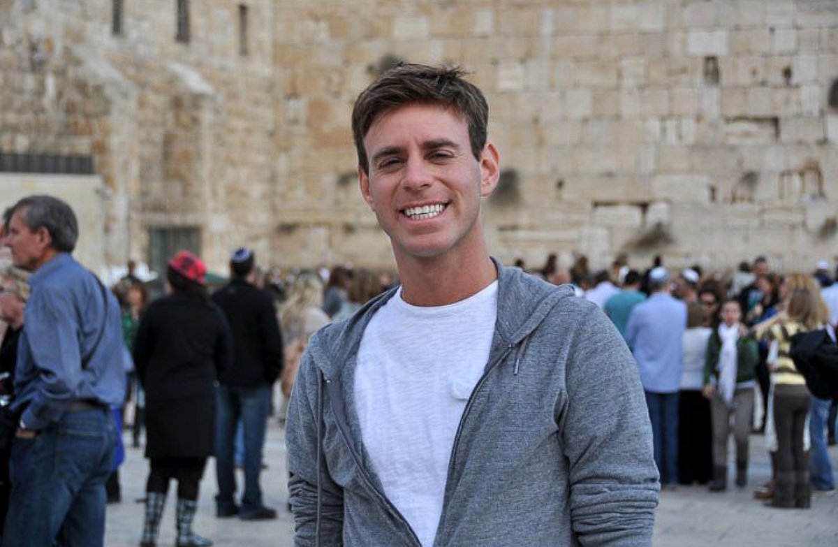 PHOTO: Mordechai Levovitz is pictured here as an adult at the Western Wall in Jerusalem. 