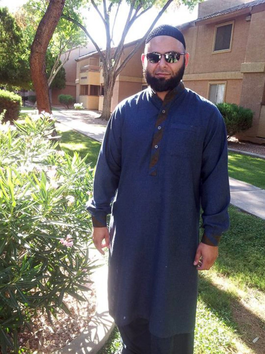 PHOTO: Nadir Soofi is seen in this image posted to Facebook, outside his Phoenix apartment complex.