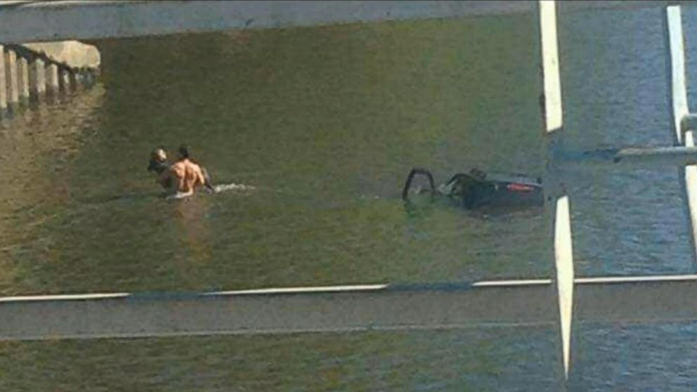 Man Jumps Into NJ River to Rescue Unconscious Woman Trapped in Sinking ...