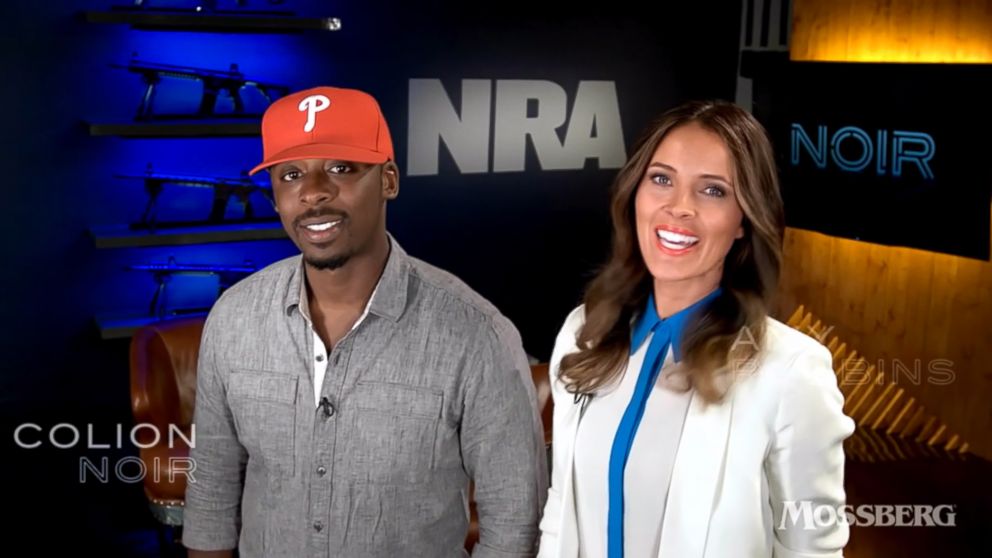 PHOTO: Colion Noir and co-host Amy Robbins talk about gun culture on the new NRA series.