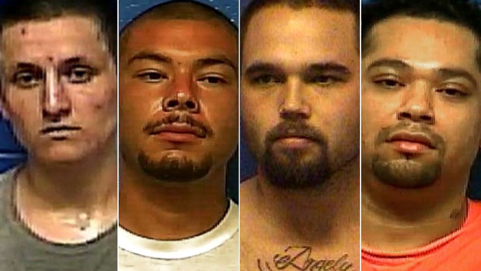 Dylan Ray Three Irons, Prime Tounwin Brown, Anthony Mendonca, and Triston Cheadle have escaped from a county jail Oklahoma.