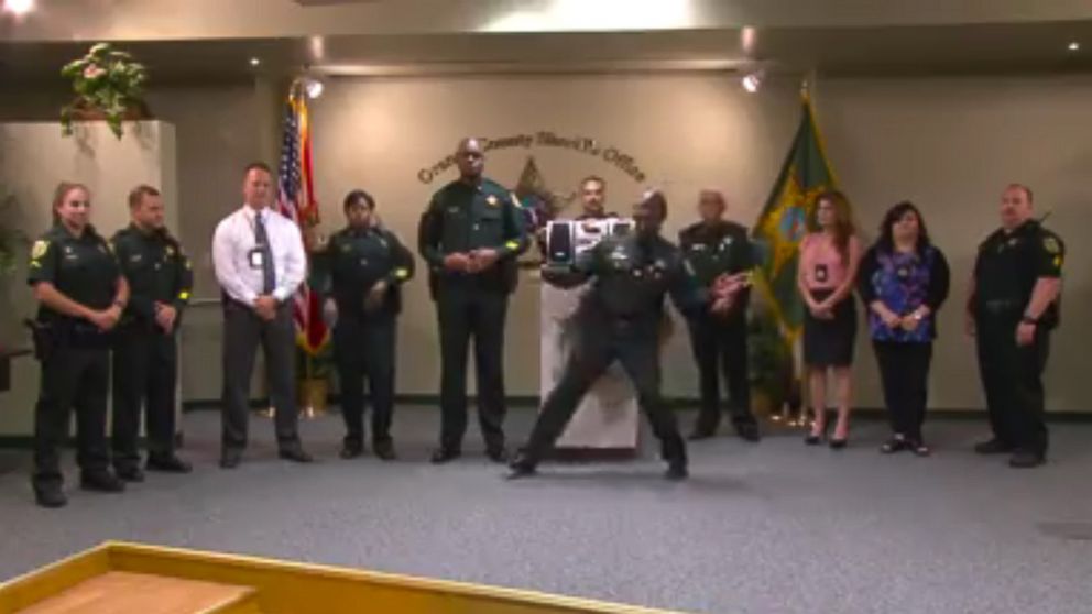 PHOTO: Orange County Sheriff Jerry Demings danced to Whitney Houston's "I Wanna Dance With Somebody" as part of the #KeepDancing Orlando Challenge.