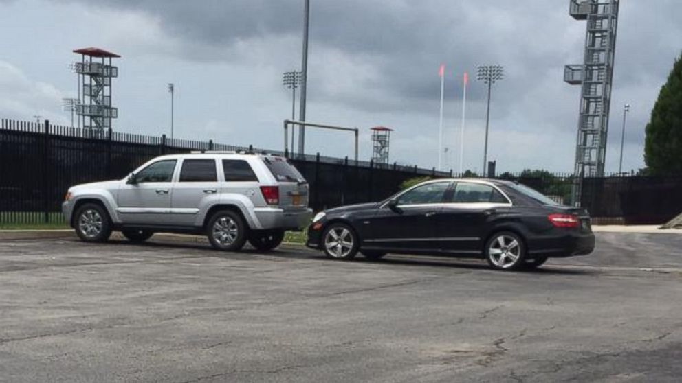 Ohio State running back Warren Ball Jr. tweeted a picture of what happens when someone parks in Coach Urban Meyer's unofficial parking spot. 