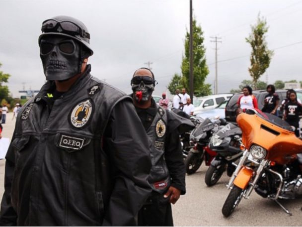 motorcycle gang helmet