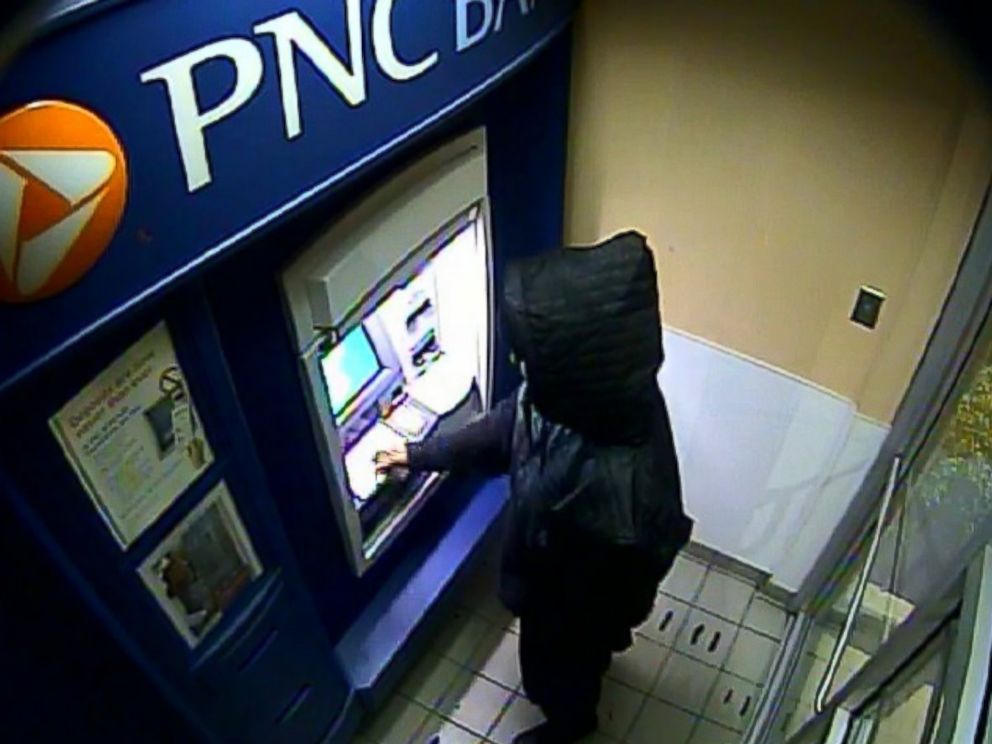 PHOTO: Police said the ATM card was used at a PNC bank in Maryland. Philadelphia police have not identified the man in the pictures as a suspect. 