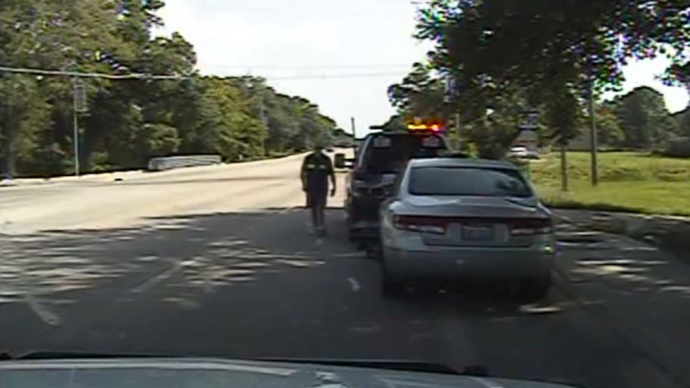 PHOTO: The Department of Public Safety in Austin, Texas released the dash cam footage of Sandra Bland's arrest.