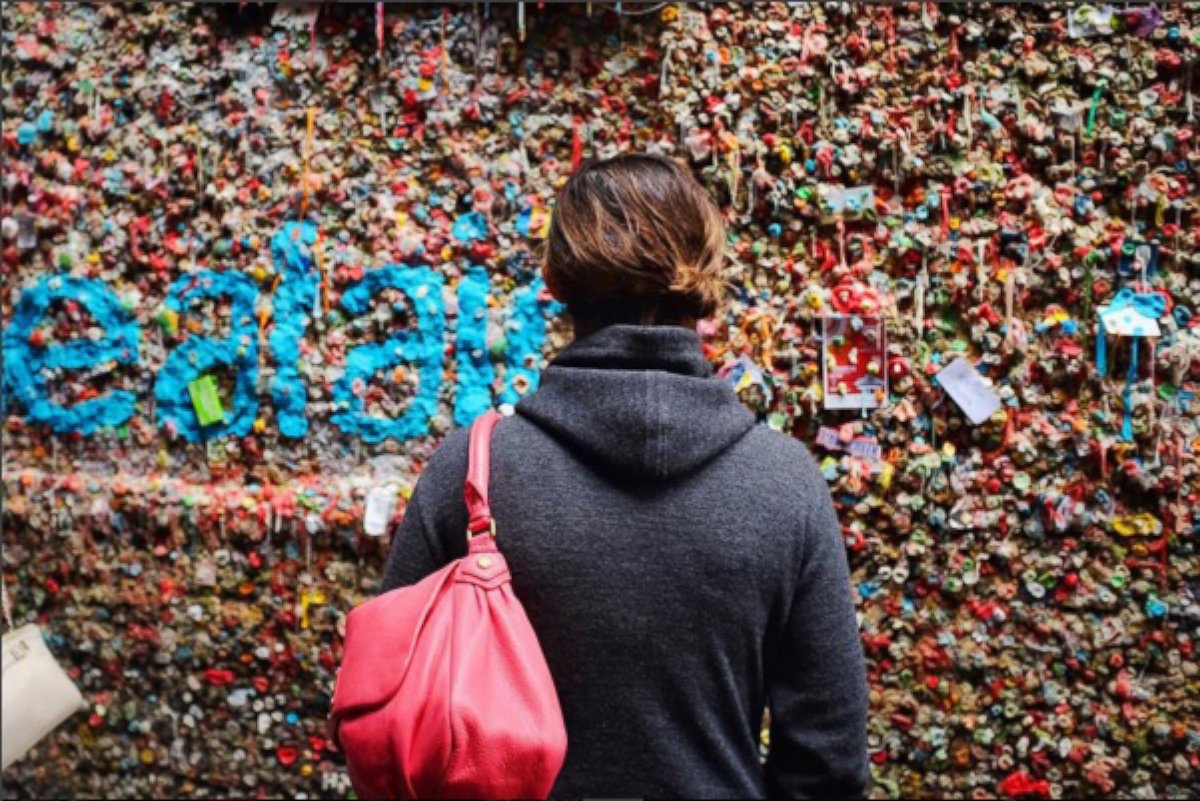 PHOTO: The Seattle Pike Place Market's famous Gum Wall will be scrubbed for the first time in 20 years.