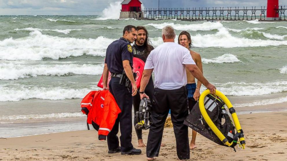 Hero Surfer Helps Rescue Teens from Lake Michigan Rip Current ...