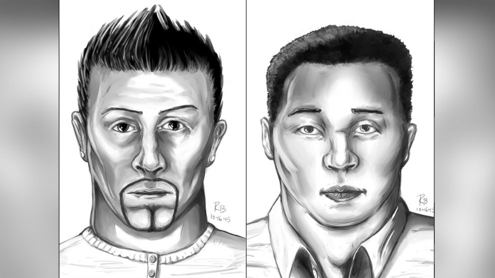 The Sacramento Police Department released two composite sketches depicting what the suspects in the stabbing of Spencer Stone are believed to look like.