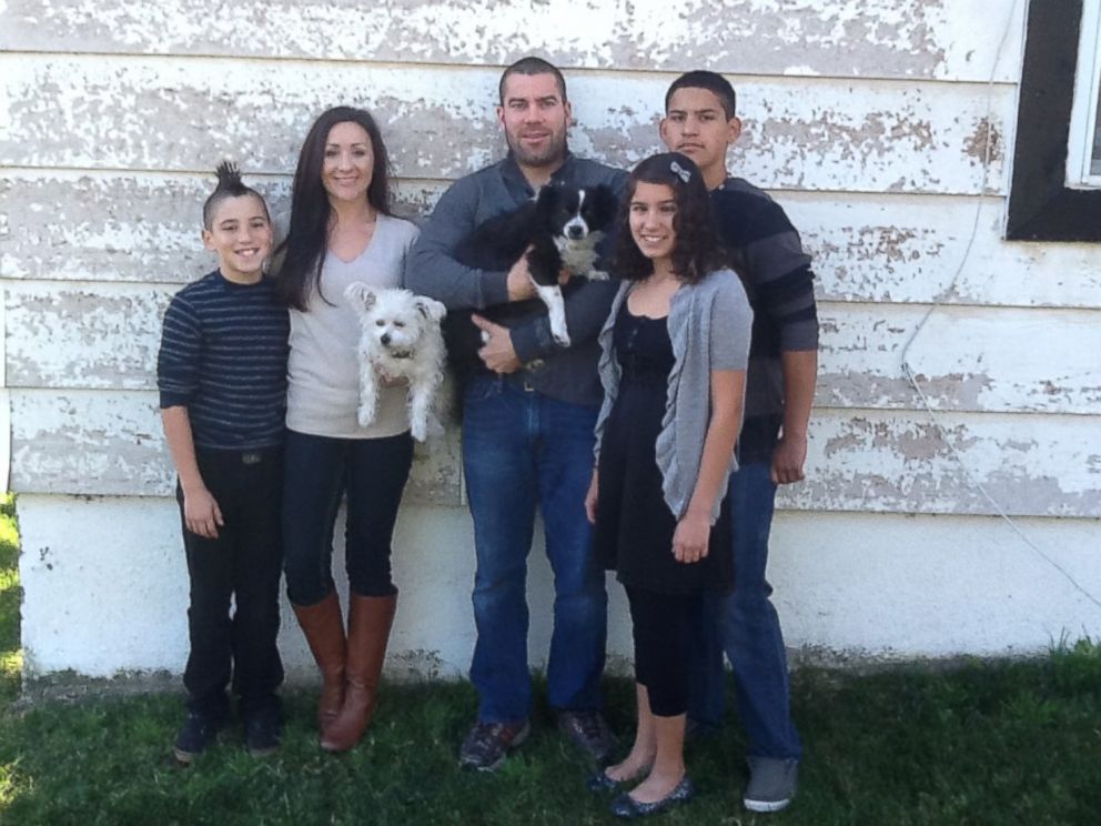 PHOTO: Tammy Gerber (second from left) with her husband and three children.