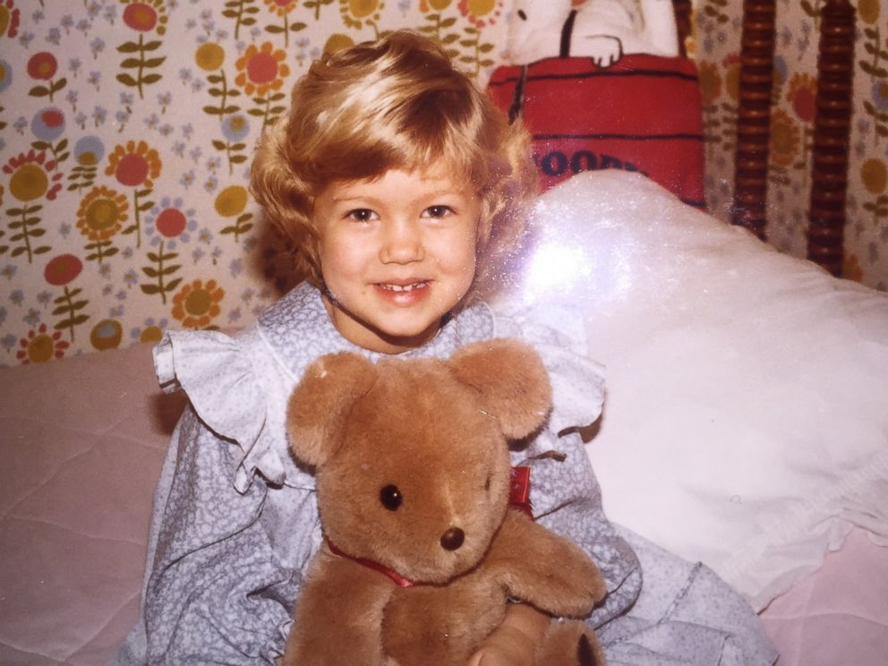 PHOTO: The bear originally belonged to Freddy's mother Ashley when she was a child, seen in this undated photo.