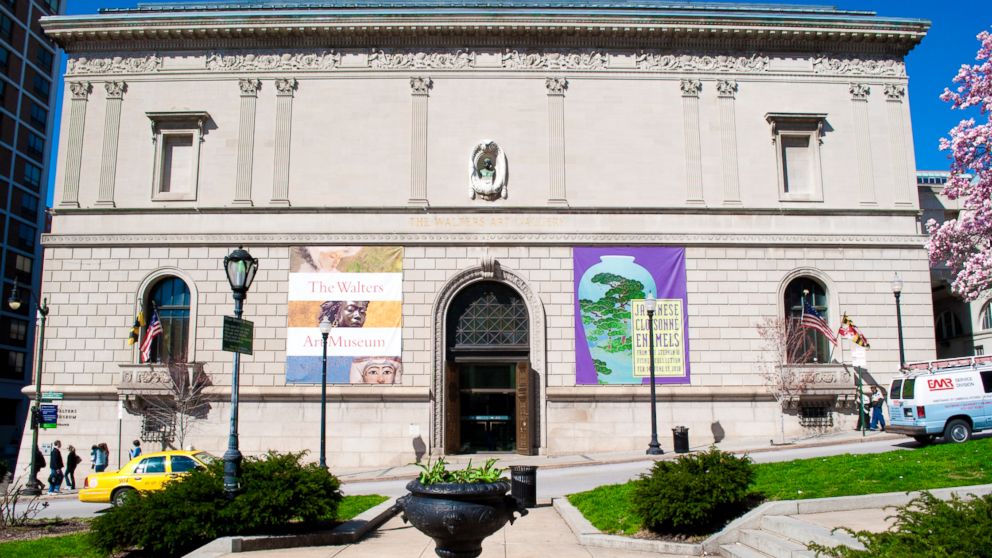 PHOTO: The exterior of The Walters Art Museum is seen in Baltimore.