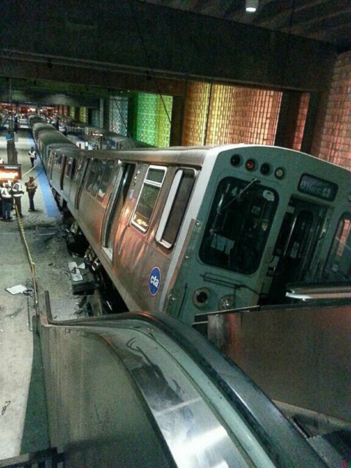 Авария метро Чикаго 2014