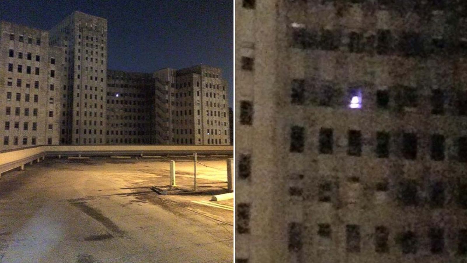 Mystery Of Creepy Light Spotted In Window Of Abandoned New Orleans Hospital Solved Abc News