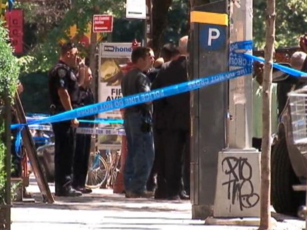 PHOTO: Three law enforcement officials were injured in a New York City shooting, July 28, 2014, authorities said.