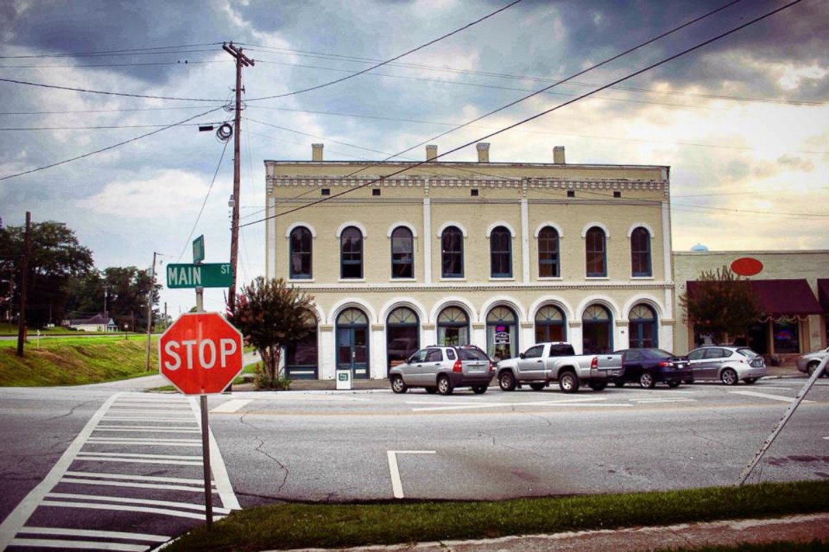 PHOTO: The downtown area of Grantville, Georgia is visible in this photo from the town's eBay listing.