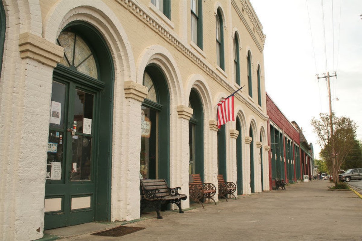 PHOTO: The downtown area of Grantville, Georgia is visible in this photo from the town's eBay listing.