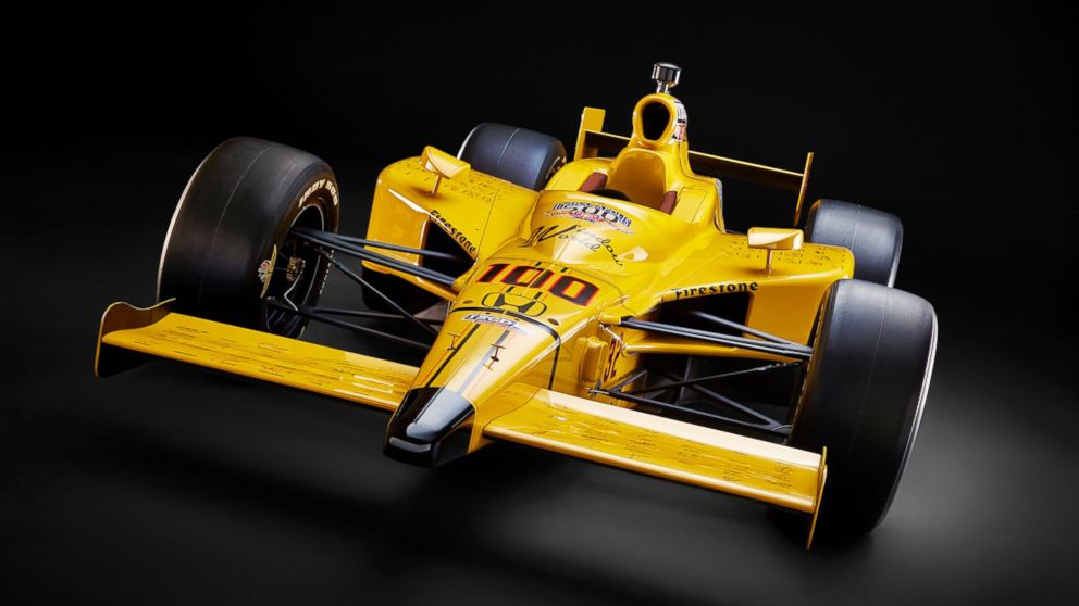 The Indianapolis 500 is kicking off its 100th year anniversary by auctioning off an iconic car, The Stinger, to help children fighting cancer.