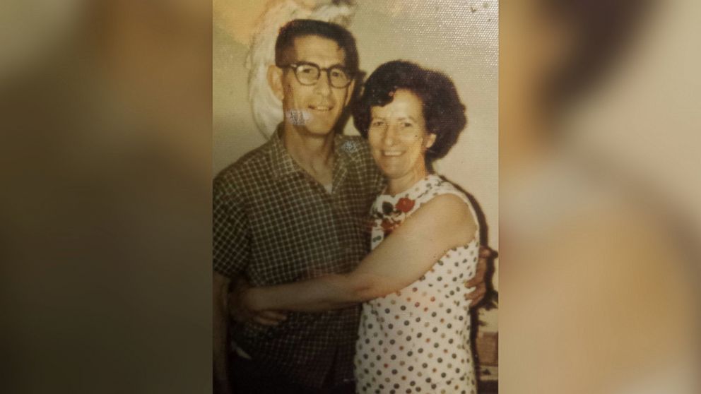 PHOTO: Harvey and Mildren Wosika are pictured in 1971, five years after they wed.