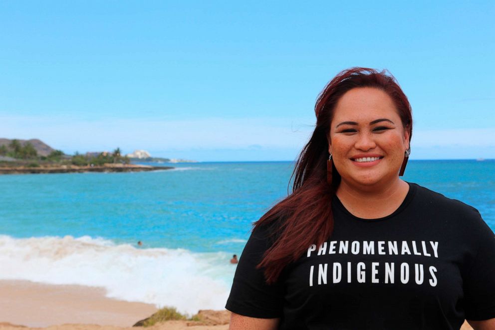 PHOTO: State Rep. Stacelynn Eli stands for a portrait in Nanakuli, H.I., June 21, 2021.