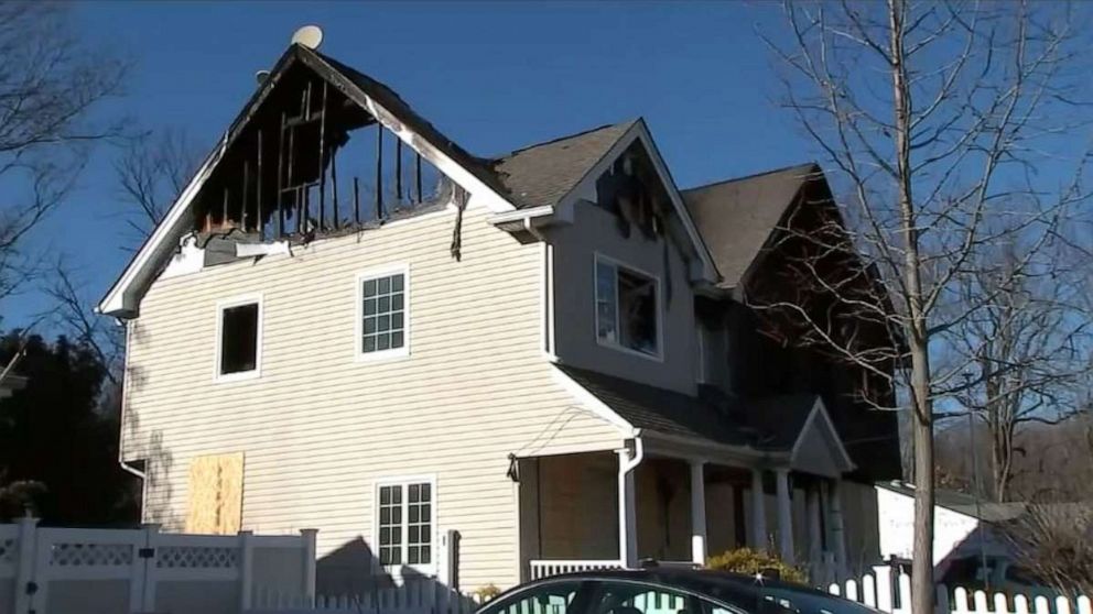 PHOTO: A mother has died after rushing back into her burning home in an attempt to rescue her 6-year-old daughter stuck inside who also ended up dying in the fire in Hazlet, New Jersey, on Saturday, Jan. 14, 2023.