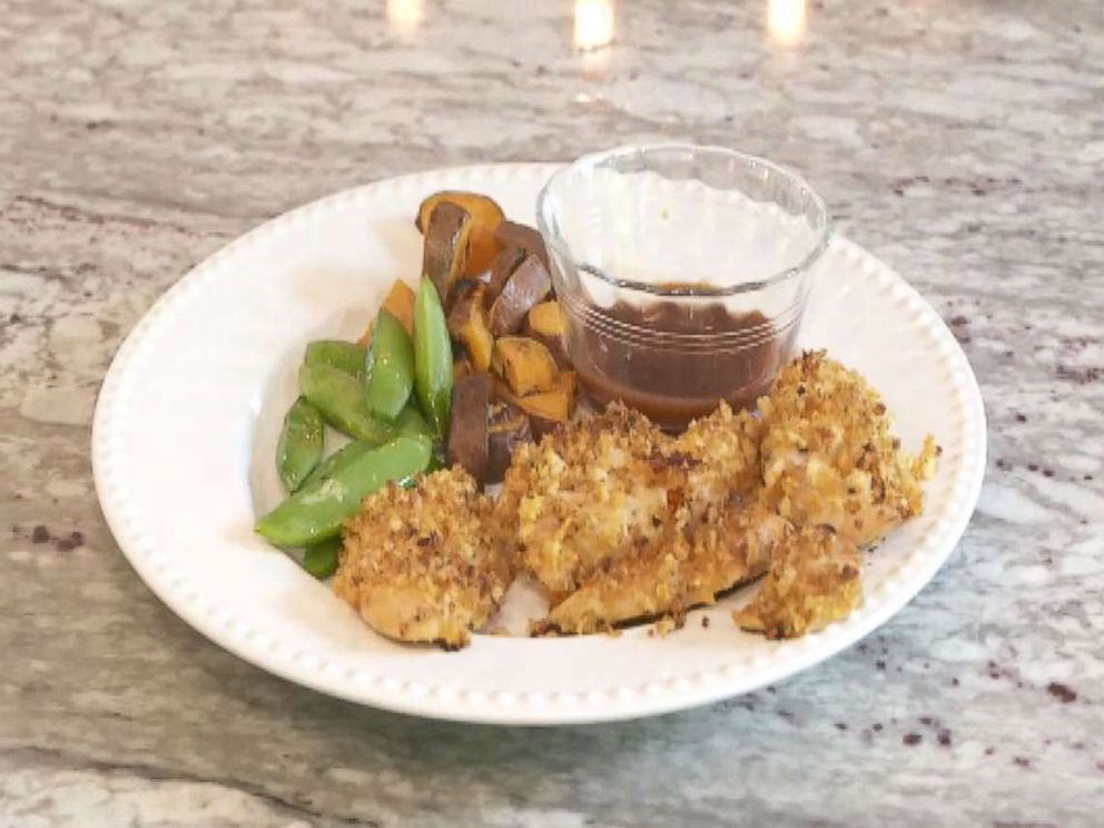 PHOTO: The final product: "GMA" made the Barbecue Chicken Tenders from Hello Fresh.