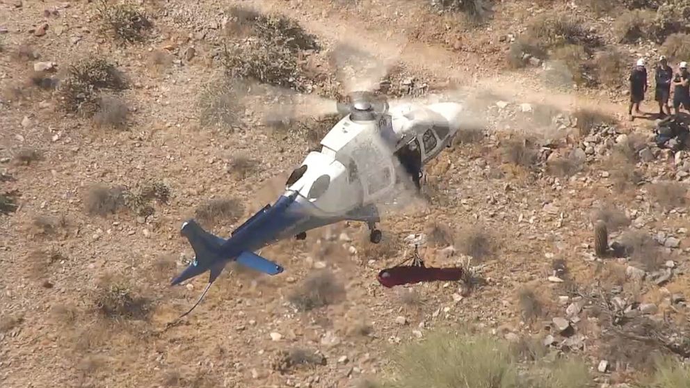 VIDEO: Stretcher spins out of control during air rescue