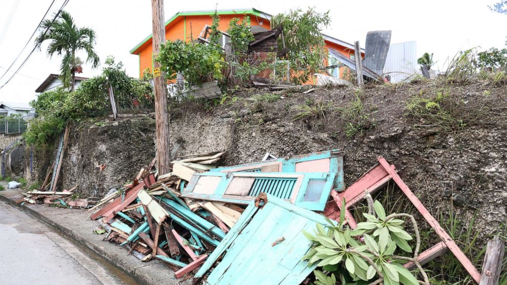 Hurricane Elsa moving quickly across eastern Caribbean Sea