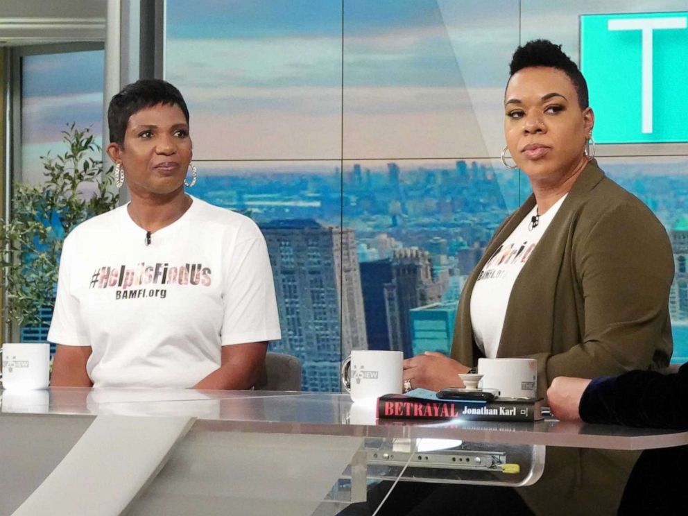 PHOTO: Black & Missing Foundation co-founders Natalie and Derrica Wilson joined "The View" Thursday