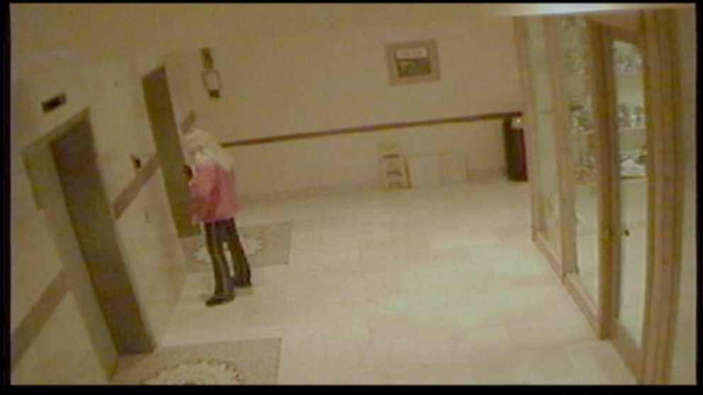 Budnytska was seen on hotel surveillance getting on an elevator.