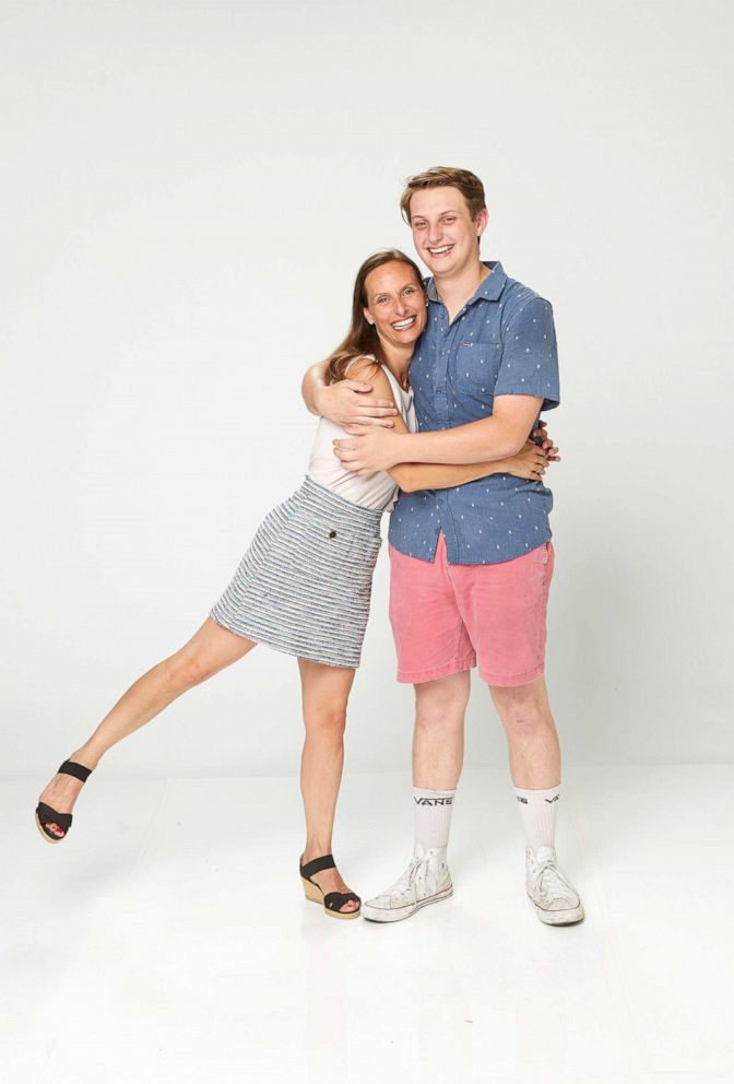 PHOTO: Gabriel Dick pictured with his mother Jenna Jacobs McPartland in 2021.