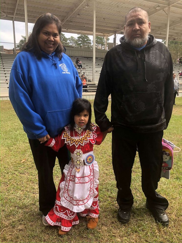 PHOTO: Cornelia JaRose Holliptoppa Bell's parents -- Mindy and Craig -- died three months apart in 2020, before vaccines were ready.
