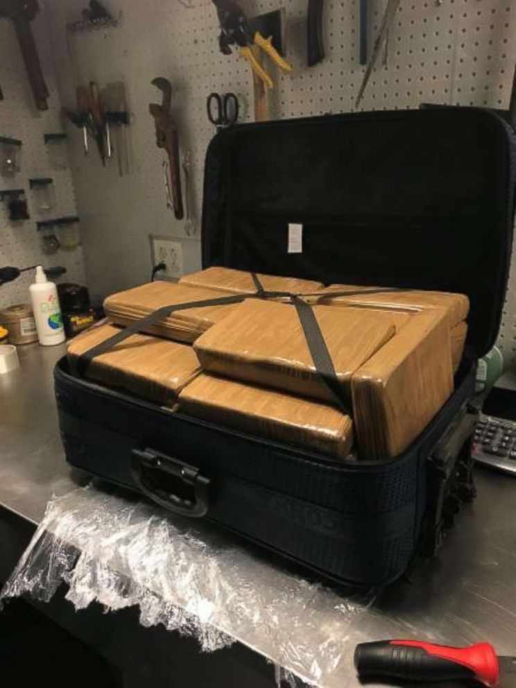 PHOTO: Customs and Border Protection seized 100 pounds of cocaine worth $1.3 million at John F. Kennedy Airport in New York City on Nov. 21, 2018.