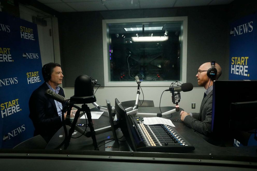 Brad Mielke interviews James Comey for ABC News' "Start Here" podcast.