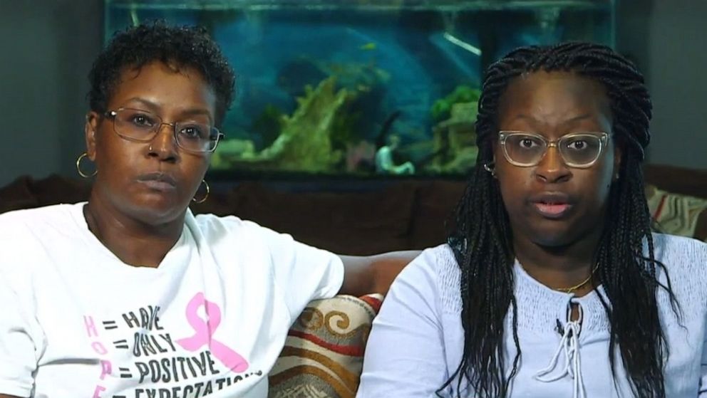 PHOTO: Sonia Jeffers and daughter Mysean Powell open up about being diagnosed with breast cancer months apart from each other on "The View" Wednesday, Oct. 27, 2021.