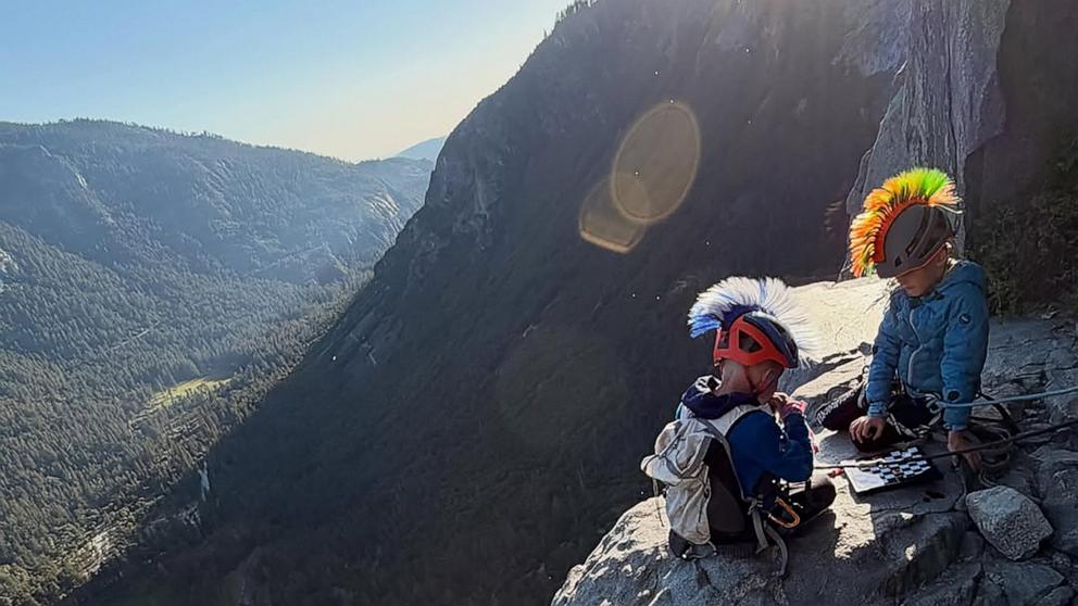 PHOTO: Joey Evermore has climbed El Capitan after turning 7-years old on the mountain.