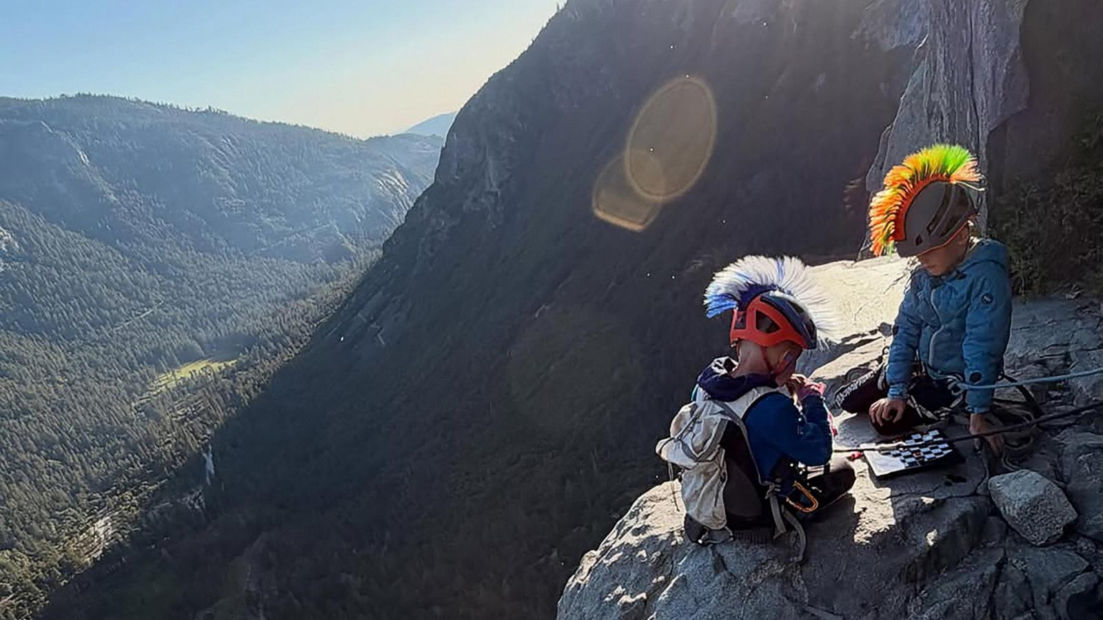 PHOTO: Joey Evermore has climbed El Capitan after turning 7-years old on the mountain.