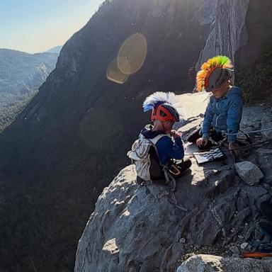 PHOTO: Joey Evermore has climbed El Capitan after turning 7-years old on the mountain.