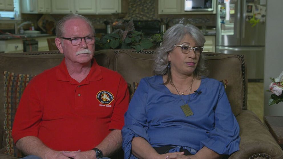 PHOTO: Parents Joey and Paula Reed, of former U.S. Marine Trevor Reed, spoke to "World News Tonight" on June 14. 
