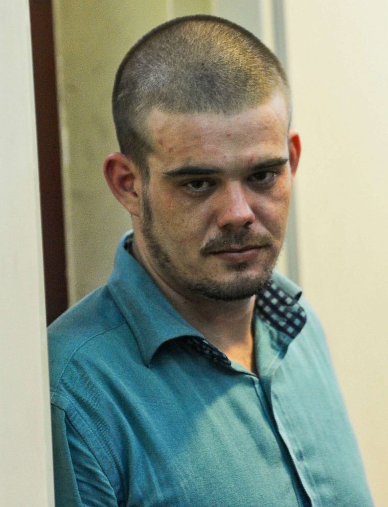 PICTURED: Dutch national Joran Van der Sloot arrives for a hearing at Lurigancho prison in Lima, Peru January 11, 2012.