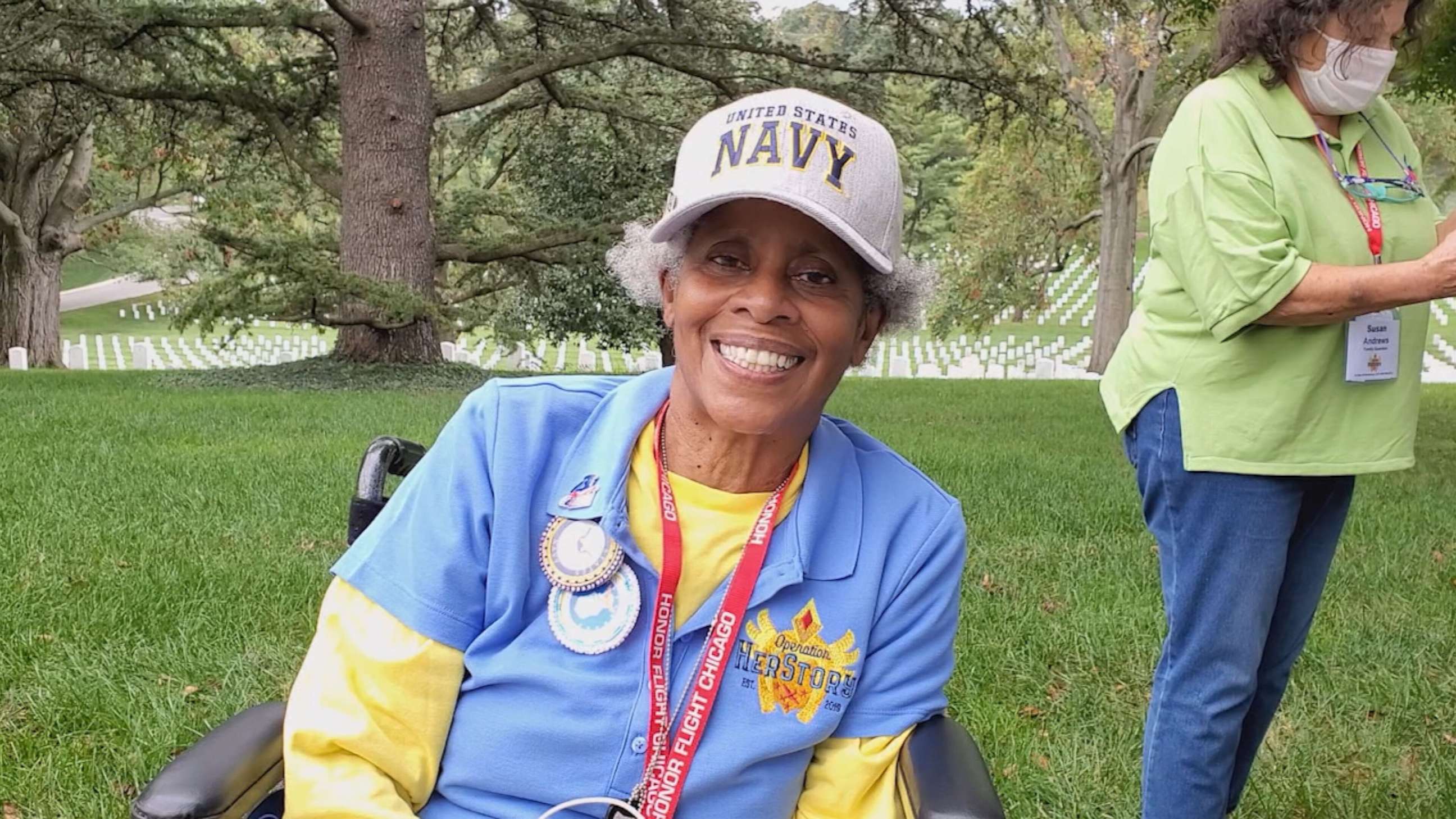 PHOTO: Veteran Joyce Campbell-Terry, pictured in Washington, D.C., served in the Navy and the Air Force.