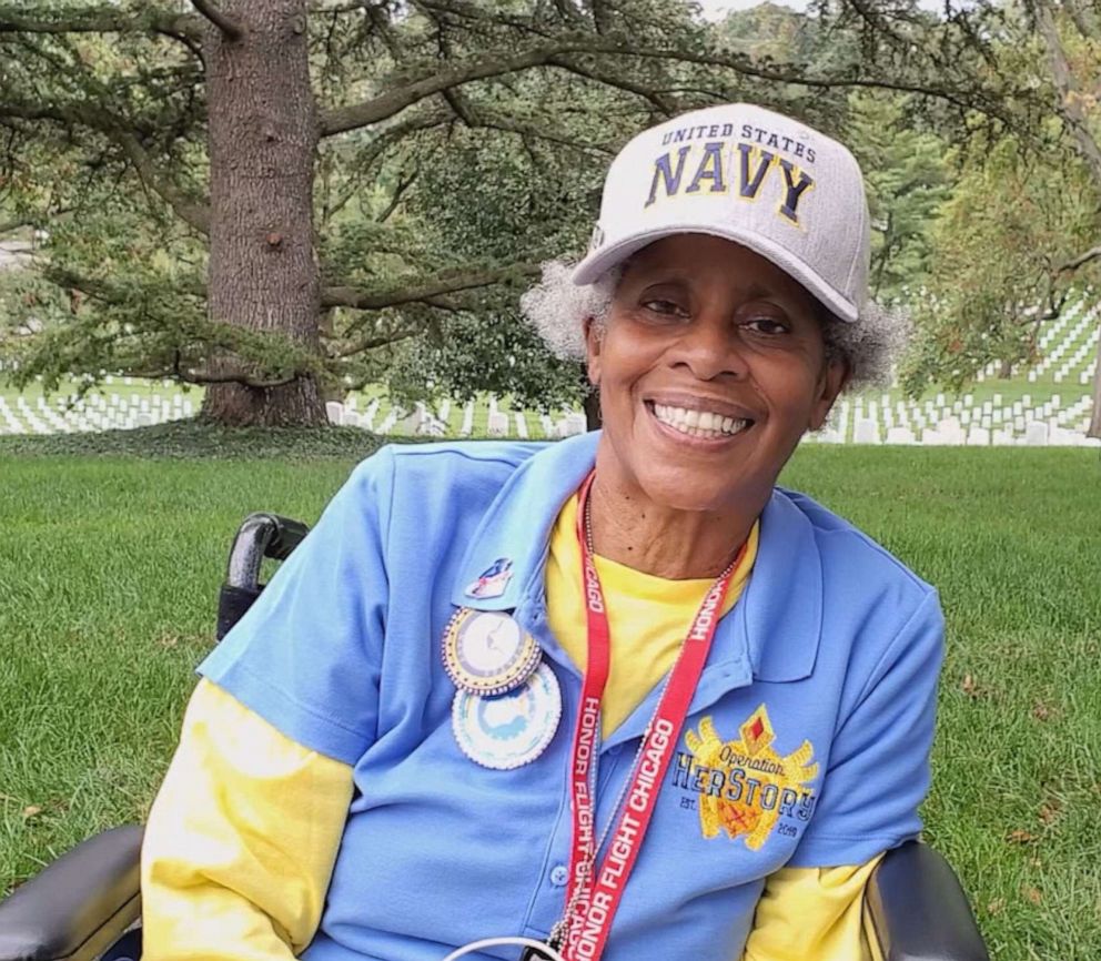 PHOTO: Veteran Joyce Campbell-Terry, pictured in Washington, D.C., served in the Navy and the Air Force.